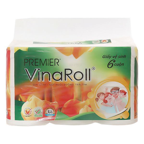 Giấy vệ sinh PREMIER Vinaroll không mùi