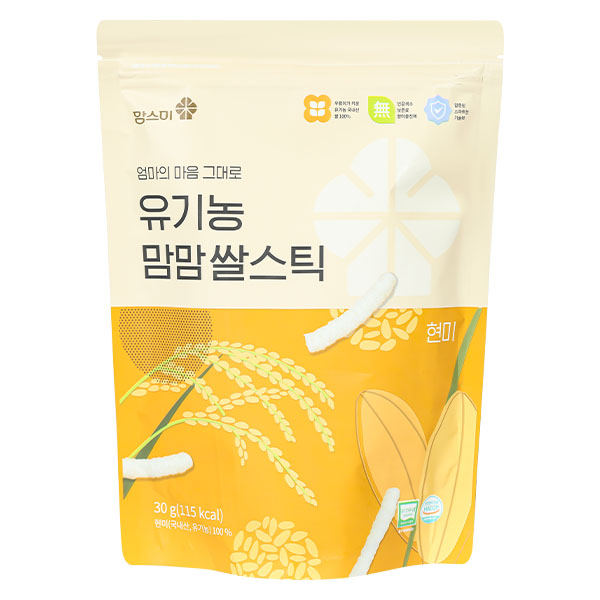 Bánh gạo lứt ăn dặm MOMSMI vị truyền thống gói 30g (từ 6 tháng)