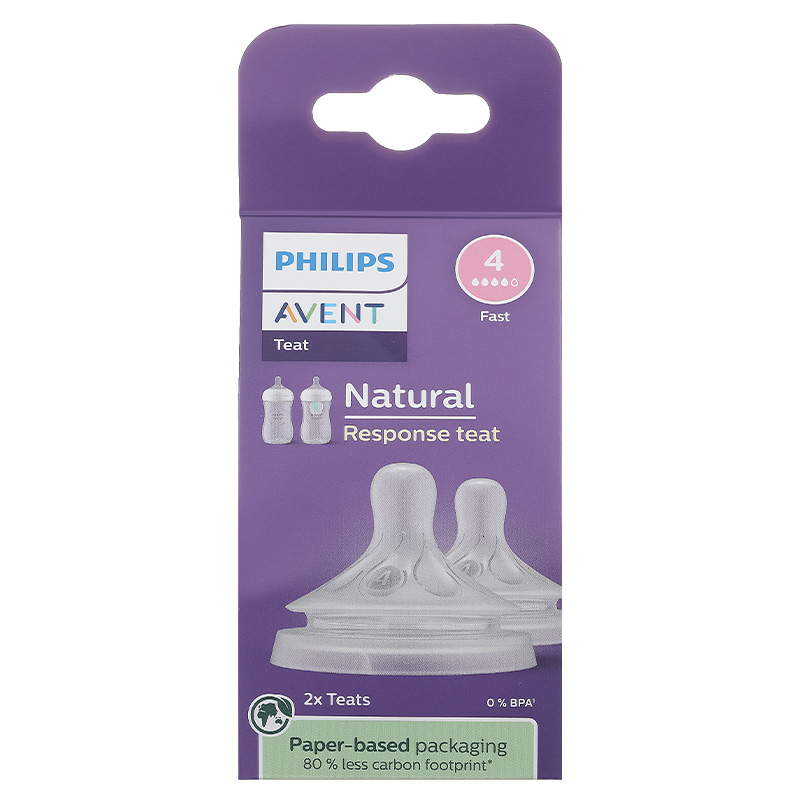 Bộ 2 núm ti Philips Avent SCY962/02 cổ rộng size 2 (0 - 1 tháng) - Giao bao bì ngẫu nhiên 37