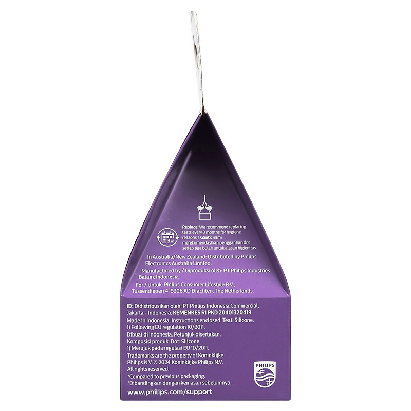 Bộ 2 núm ti Philips Avent SCY962/02 cổ rộng size 2 (0 - 1 tháng) - Giao bao bì ngẫu nhiên 39