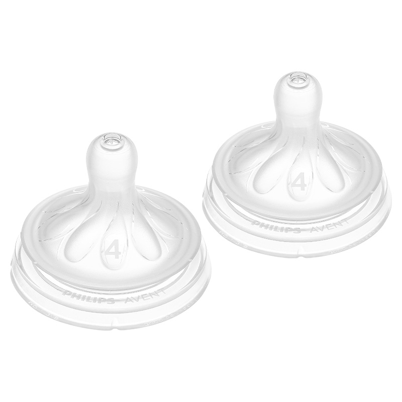 Bộ 2 núm ti Philips Avent SCY962/02 cổ rộng size 2 (0 - 1 tháng) - Giao bao bì ngẫu nhiên 40