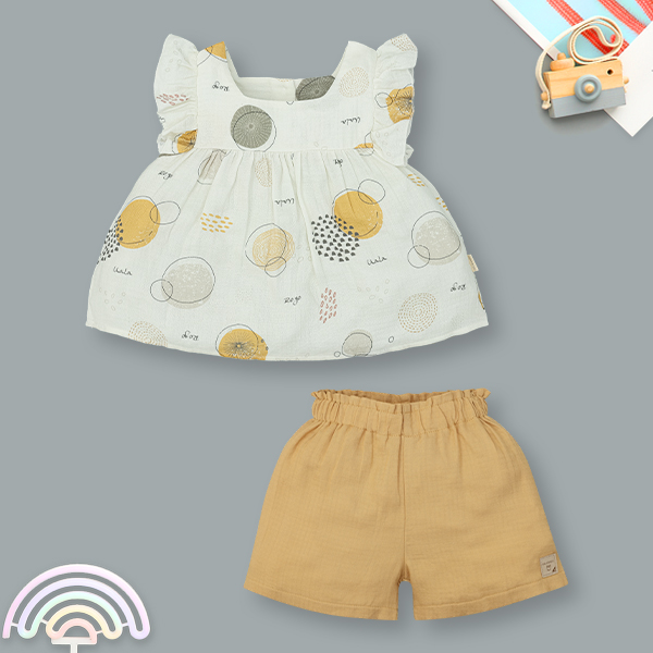 Bộ bé gái Ualarogo bamboo be