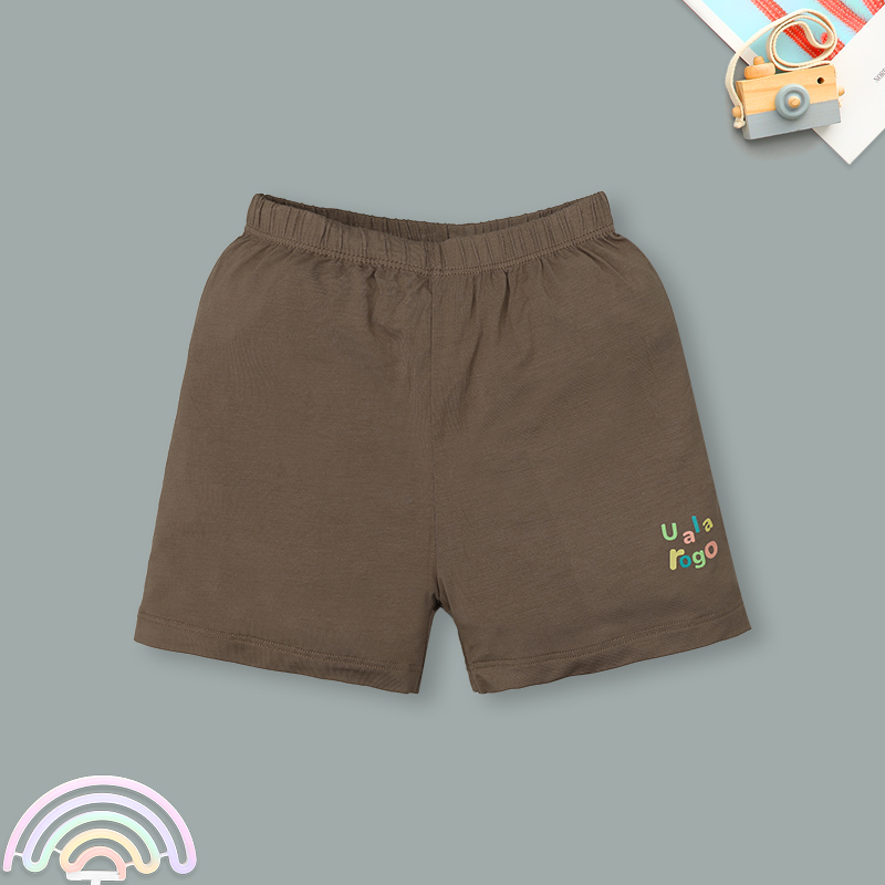 Bộ tay ngắn bé trai Ualarogo UR2191 màu nâu 9
