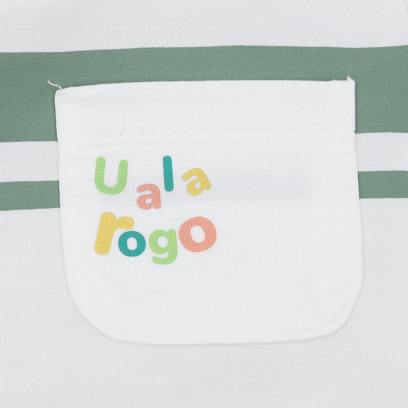 Bộ tay ngắn bé trai Ualarogo UR2191 màu nâu 20