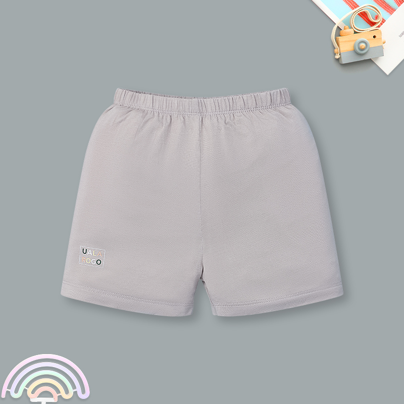 Bộ tay ngắn bé trai Ualarogo UR2178 in vịt màu be 8