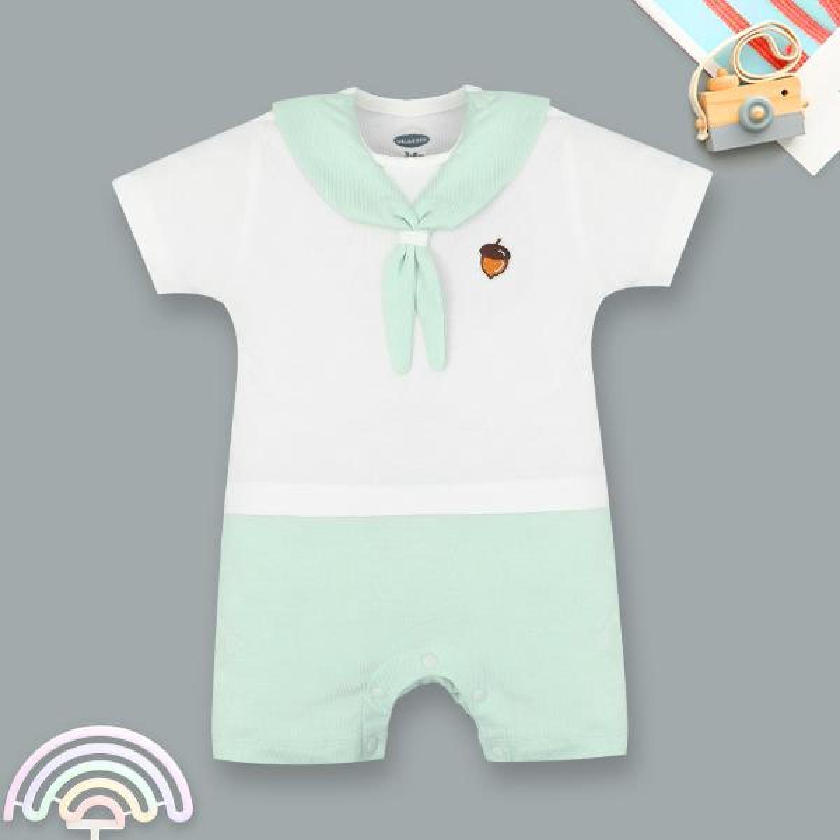 Bodysuit unisex Ualarogo petit xanh lá