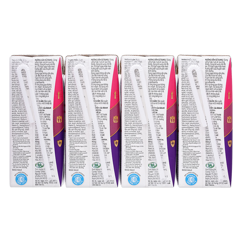 Combo 5 thùng 48 hộp sữa pha sẵn Abbott PediaSure hương vani 180 ml (1 - 10 tuổi) - Giao bao bì ngẫu nhiên 8