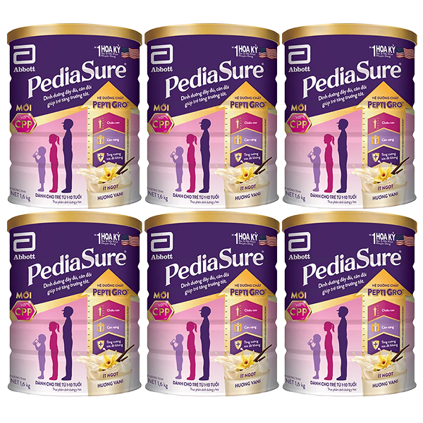 Combo 6 hộp sữa bột Abbott PediaSure BA