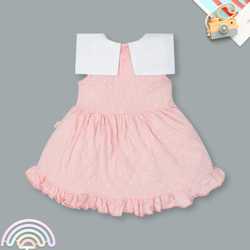 Đầm bé gái Ualarogo UR2176 màu xanh lá 20