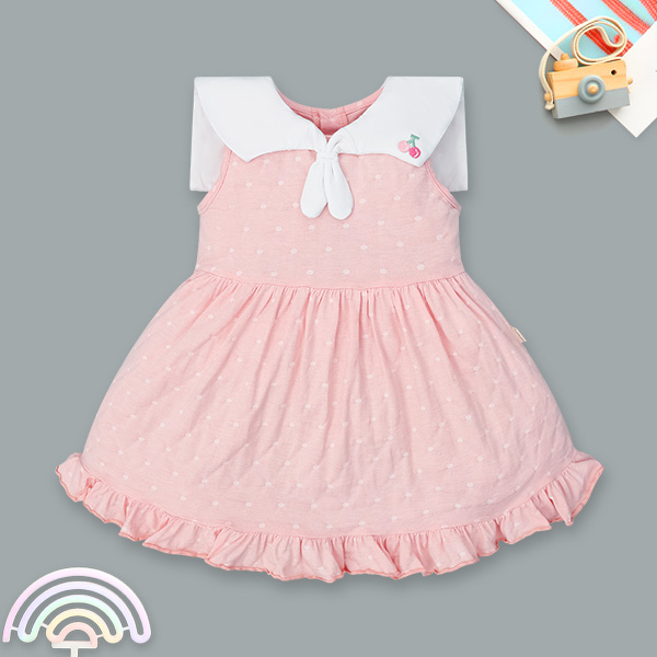 Đầm Ualarogo bamboo hồng