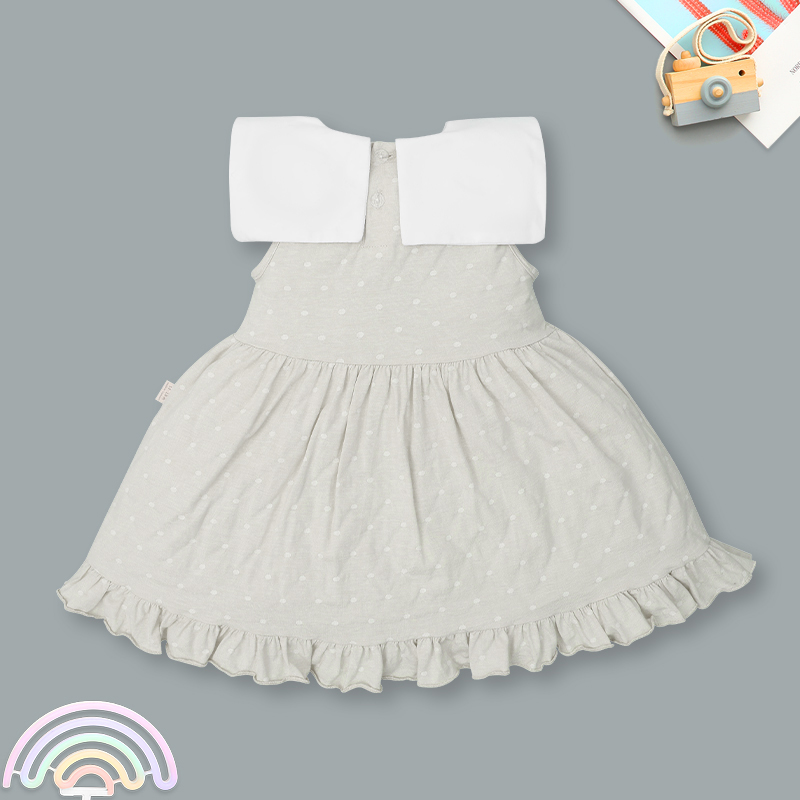 Đầm bé gái Ualarogo UR2176 màu xanh lá 11