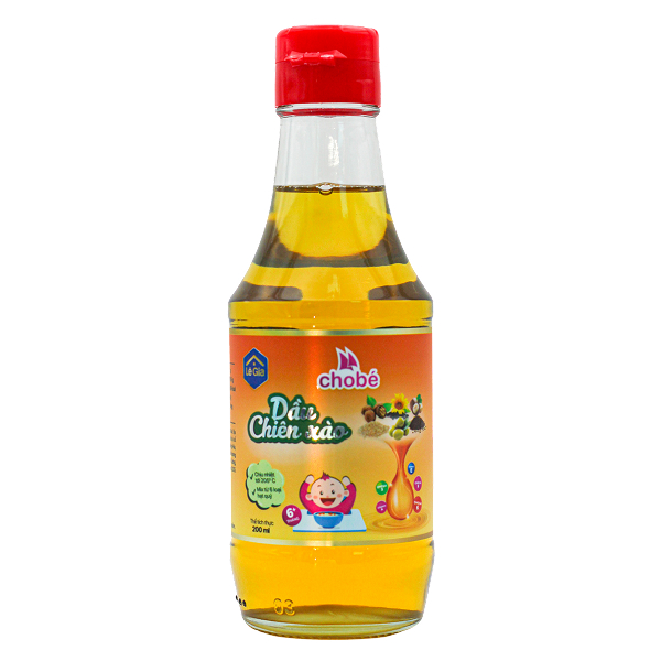 Dầu chiên xào mix hạt Lê Gia cho bé chai 200 ml