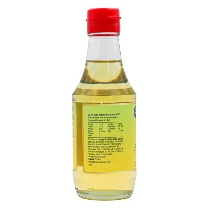 Dầu gấc Lê Gia ăn dặm cho bé chai 200 ml (từ 6 tháng) 8