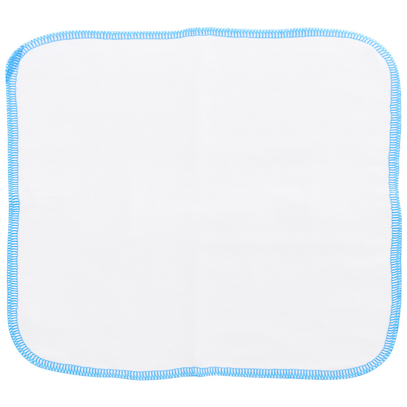Set 10 cái khăn sữa cotton SHINE KS-16 4 lớp 25x28 cm - Màu trắng 2