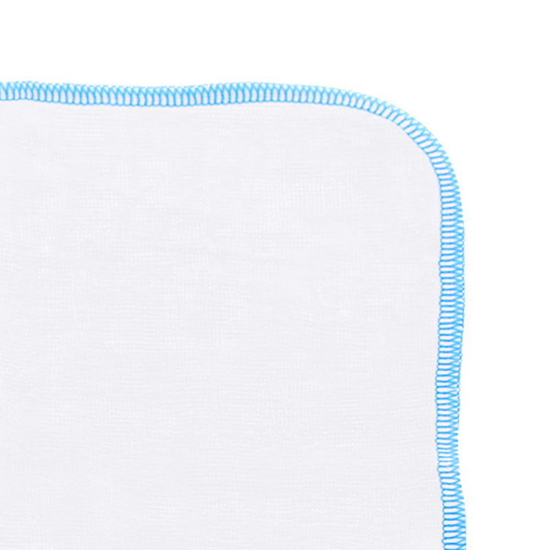 Set 10 cái khăn sữa cotton SHINE KS-16 4 lớp 25x28 cm - Màu trắng 3