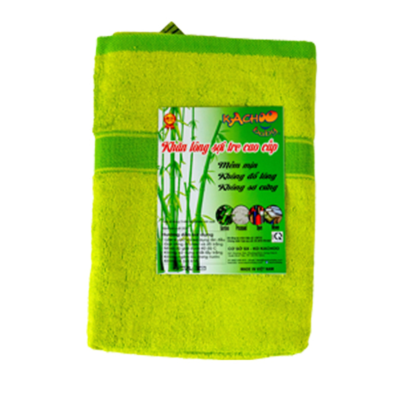 Khăn tắm sợi tre KACHOOBABY 3 lớp 70x140 cm - Màu ngẫu nhiên 5