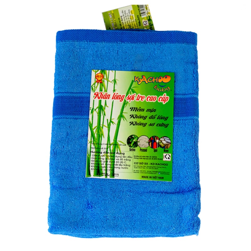 Khăn tắm sợi tre KACHOOBABY 3 lớp 70x140 cm - Màu ngẫu nhiên 6