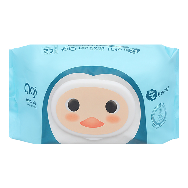 Khăn ướt Agi không mùi - Chim cánh cụt