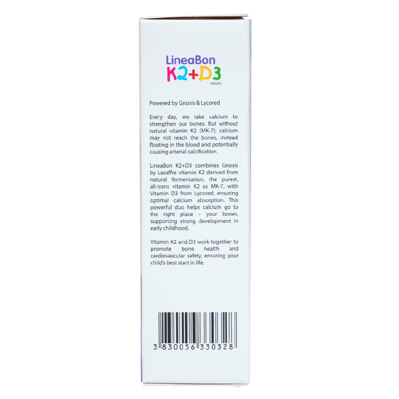 Combo 2 hộp LineaBon K2+D3 hỗ trợ hấp thu canxi, 10 ml dạng nhỏ giọt (từ 0 tháng) 14