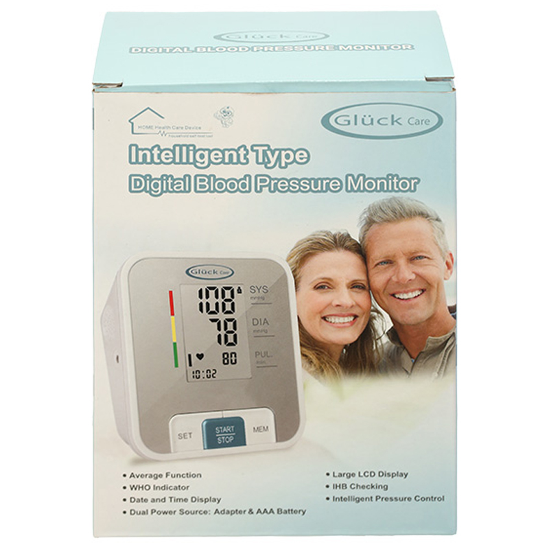 Máy đo huyết áp bắp tay Gluck Care B56 - 8