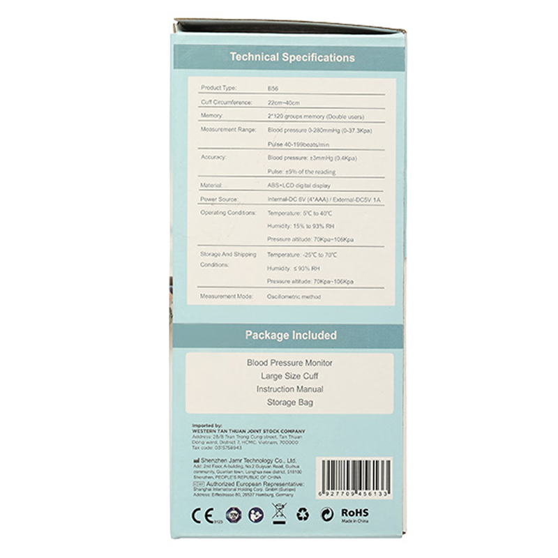 Máy đo huyết áp bắp tay Gluck Care B56 - 9