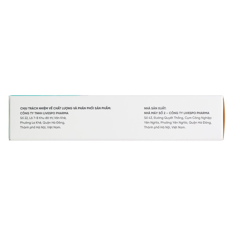 Combo 2 thực phẩm bảo vệ sức khỏe Livespo Clausy hỗ trợ cải thiện hệ vi sinh đường ruột, 20 ống dạng uống 16