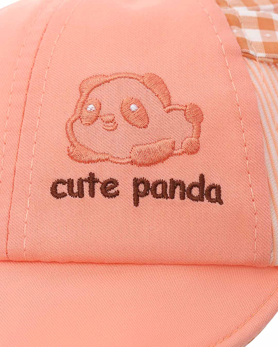 Nón kết cho bé Á Châu cute panda màu xanh dương 7