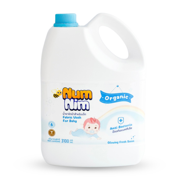 Can nước giặt Num Nim Xanh hương tươi mát