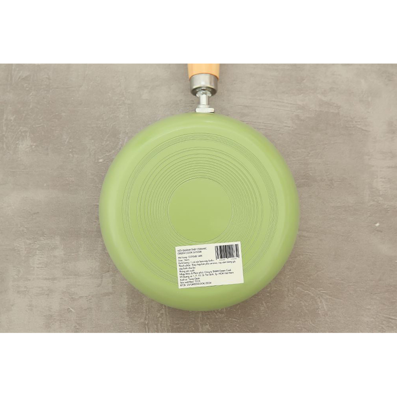 Quánh thép chống dính nắp kính 16 cm Green Cook GCS248-16IH 11