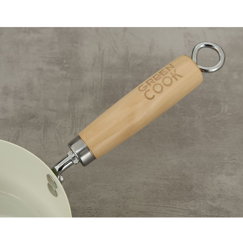 Quánh thép chống dính nắp kính 16 cm Green Cook GCS248-16IH 6