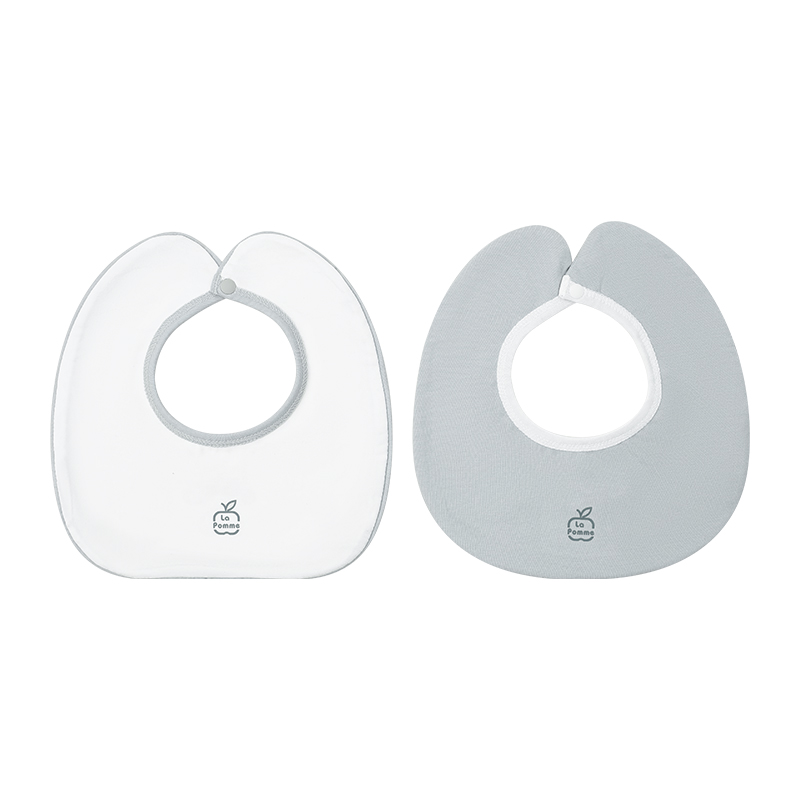 Set 2 yếm ăn cho bé sợi tre La Pomme động vật đáng yêu - Màu hồng (0 - 3 tháng) 15