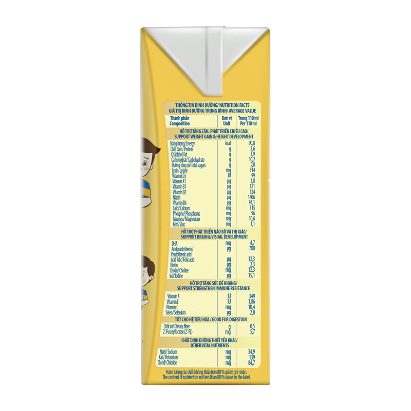 Thùng 24 hộp sữa non pha sẵn Nutifood GrowPLUS+ Colos Immunel hương vani 110 ml (từ 1 tuổi) - Giao bao bì ngẫu nhiên 10