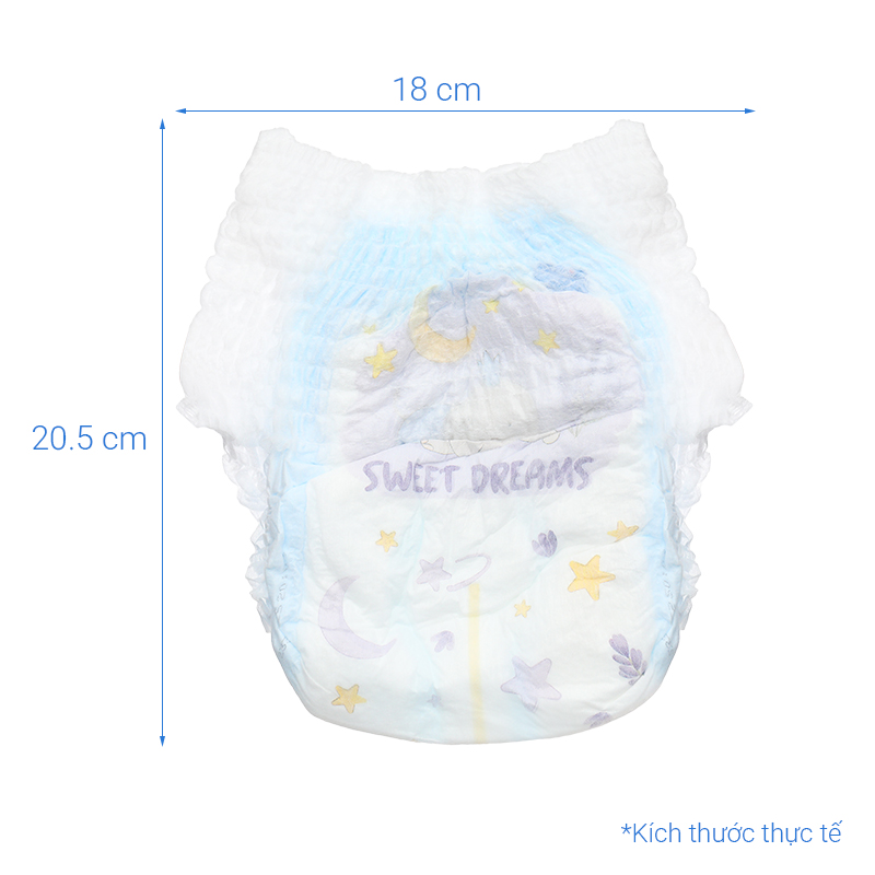 Tã quần Molfix Sweet Dreams size L 40 + 4/+2 miếng (9 - 14 kg) - Giao bao bì cộng miếng ngẫu nhiên 8