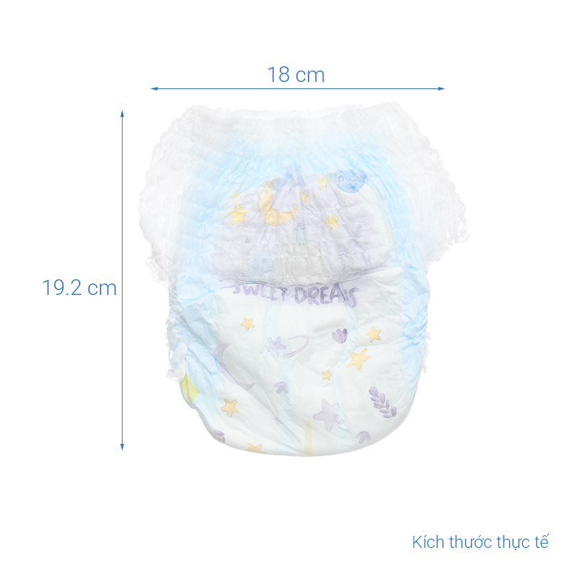 Tã quần Molfix Sweet Dreams size L 40 + 4/+2 miếng (9 - 14 kg) - Giao bao bì cộng miếng ngẫu nhiên 50