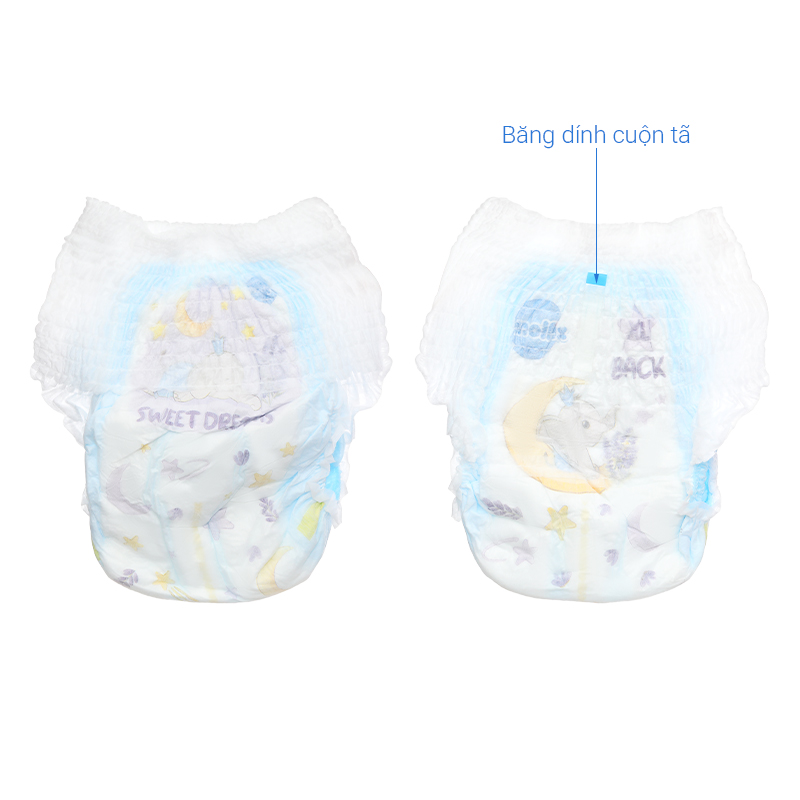 Tã quần Molfix Sweet Dreams size L 40 + 4/+2 miếng (9 - 14 kg) - Giao bao bì cộng miếng ngẫu nhiên 35