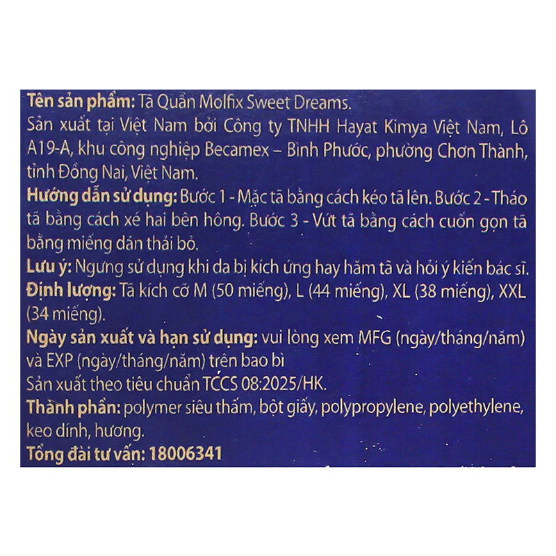 Tã quần Molfix Sweet Dreams size L 40 + 4/+2 miếng (9 - 14 kg) - Giao bao bì cộng miếng ngẫu nhiên 28