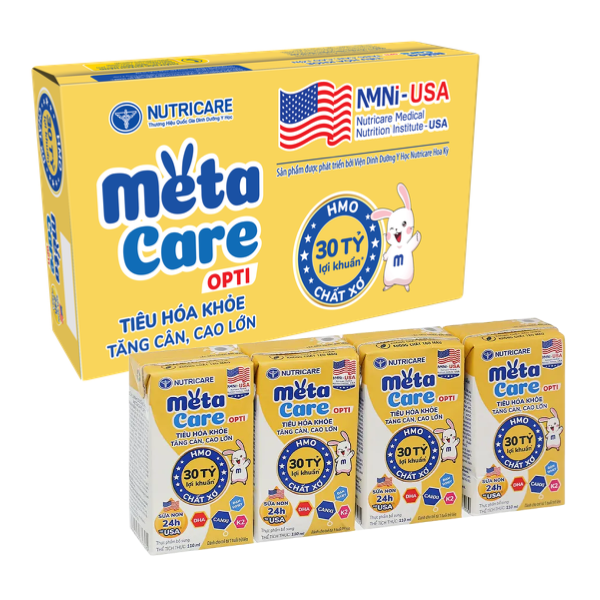 Thùng 48 hộp sữa pha sẵn MetaCare Opti - Giao bao bì ngẫu nhiên