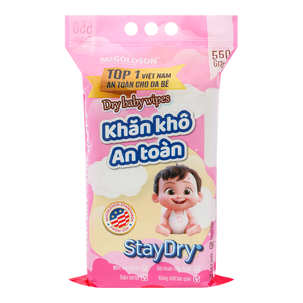 Khăn khô StayDry không mùi