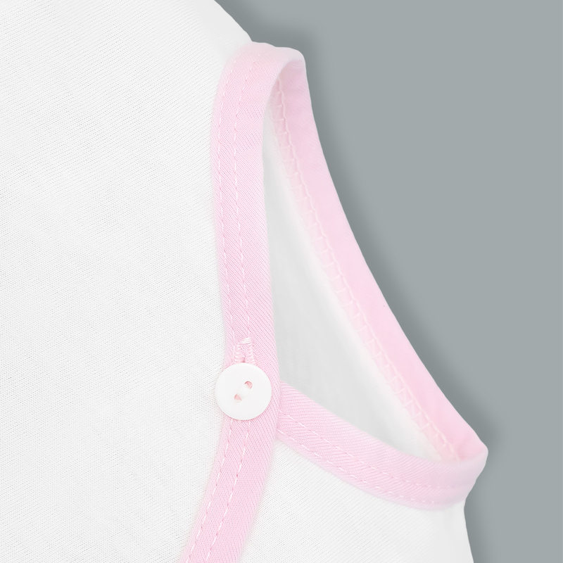 Áo tay dài IQ Baby viền hồng 3
