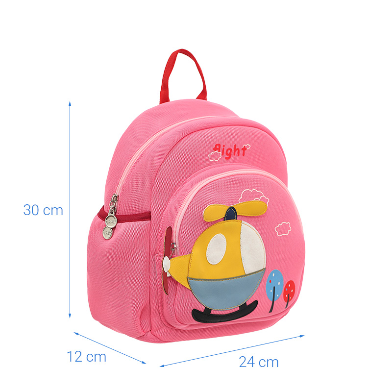 Balo cho bé mẫu giáo Tbwin PANNA8 trực thăng E2528 hồng 10