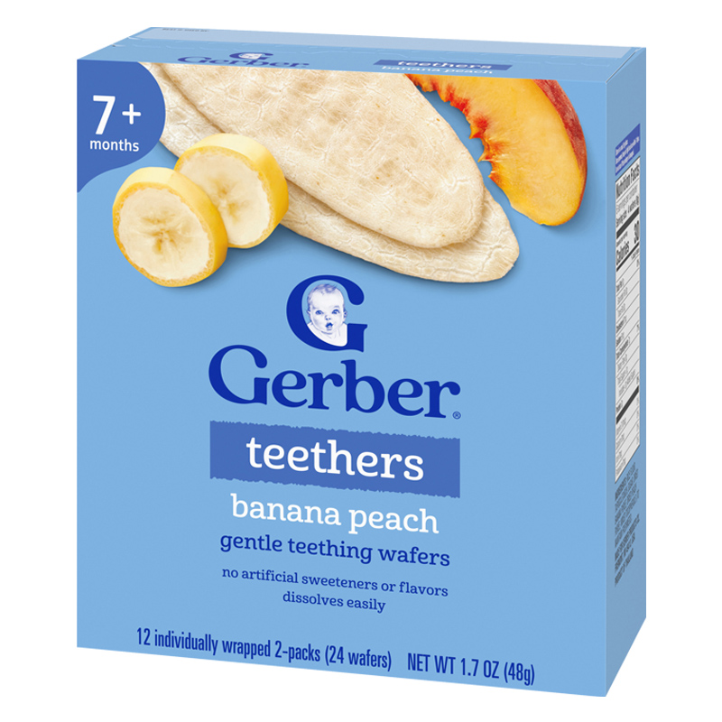 Bánh gạo ăn dặm Gerber Teethers vị xoài, mâm xôi hộp 48g (từ 7 tháng) - Giao bao bì ngẫu nhiên 23