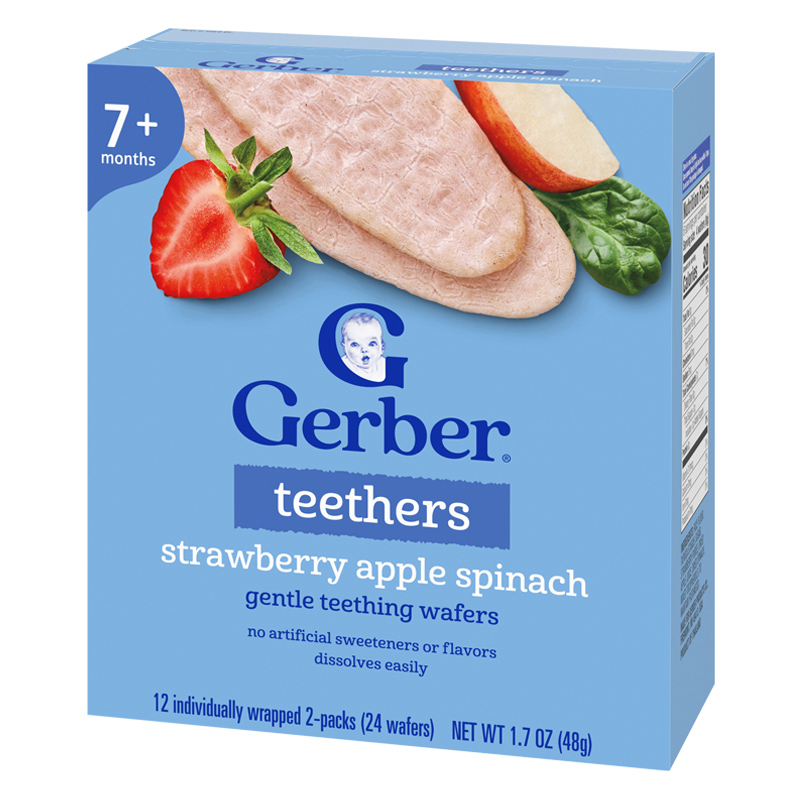 Bánh gạo ăn dặm Gerber Teethers vị xoài, mâm xôi hộp 48g (từ 7 tháng) - Giao bao bì ngẫu nhiên 13