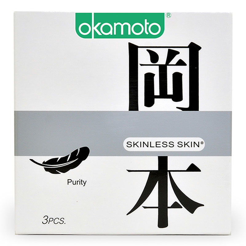 Bao cao su Okamoto Skinless Skin Purity 53mm hộp 10 cái - 8