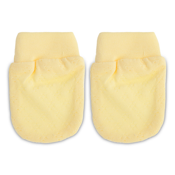 Bao tay có cổ Lullaby cotton vàng