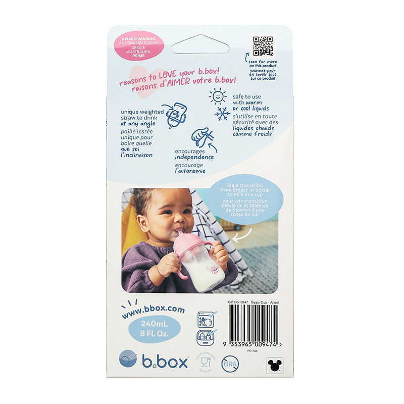 Bình tập uống 360 độ phiên bản Disney B.Box DIS_SC_WTP 240 ml - Stitch (từ 6 tháng) 14