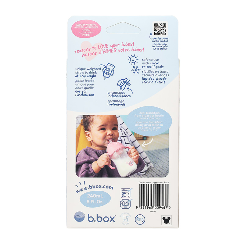 Bình tập uống 360 độ phiên bản Disney B.Box DIS_SC_WTP 240 ml - Stitch (từ 6 tháng) 3