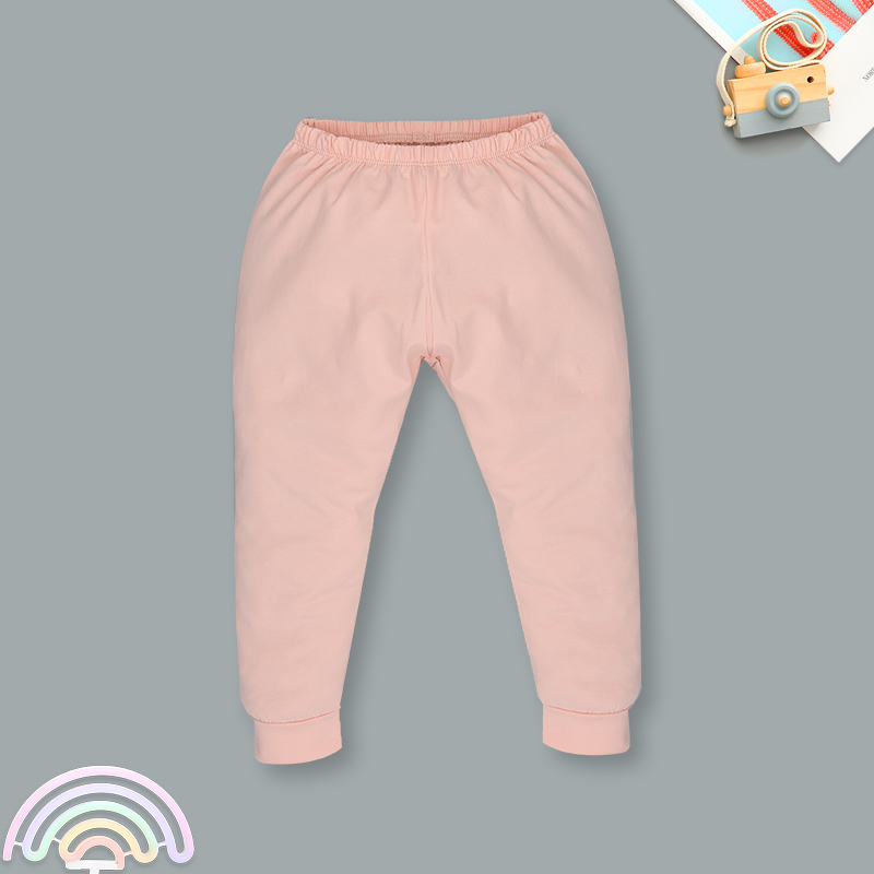 Bộ tay dài bé gái La Pomme cozy night màu hồng - trắng 8