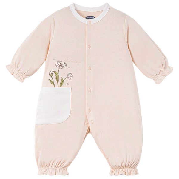 Bodysuit bé gái Ualarogo petit hồng