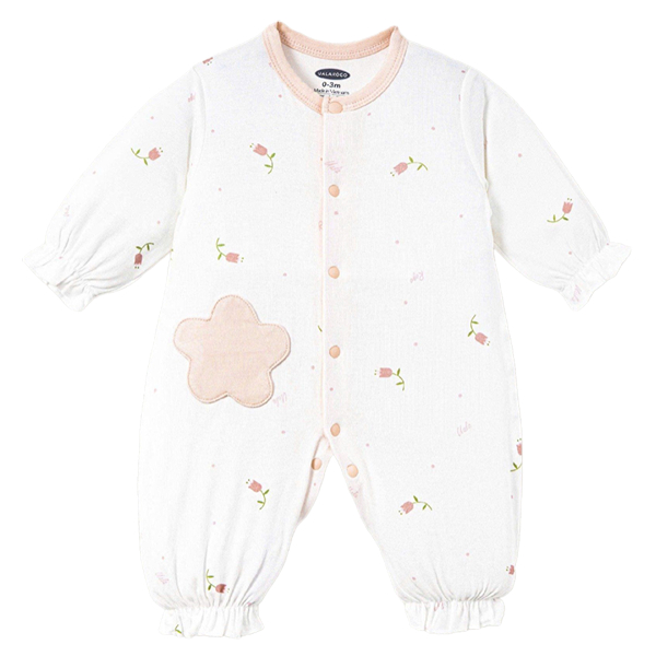Bodysuit bé gái Ualarogo petit trắng