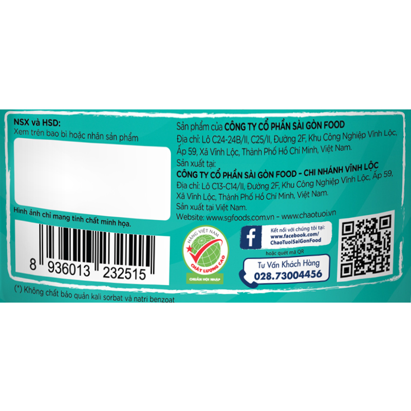 Combo 3 gói cháo tươi SG Food Baby vị hải sản rau củ gói 240g (từ 1 tuổi) 5